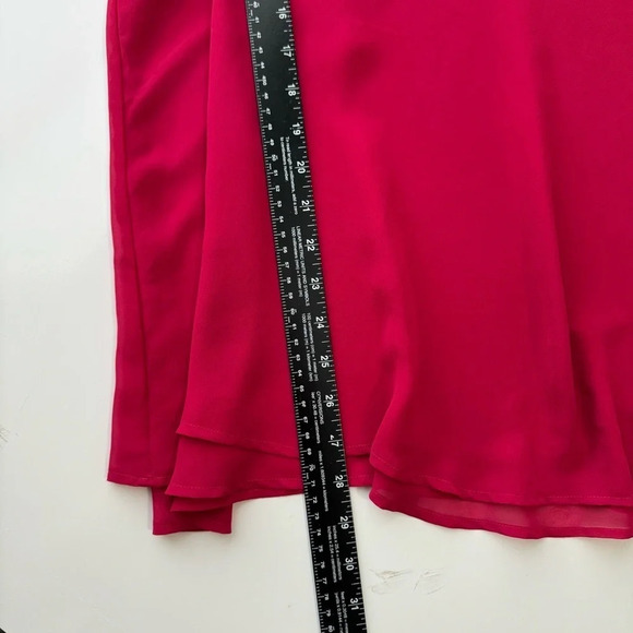 Torrid Sophie Sunwashed Raspberry Chiffon Double Layer Cami Size 3 - Picture 7 of 11